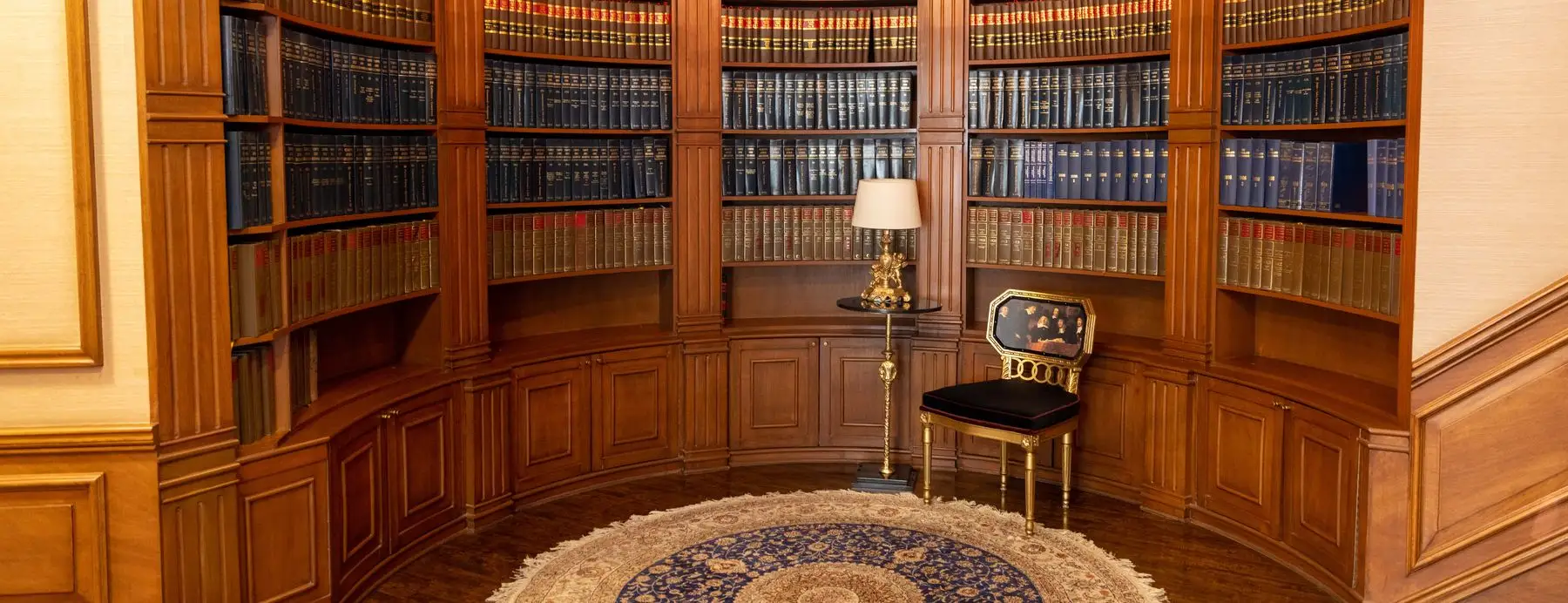 The chambers library at G. Shabbir Shah Law Associates